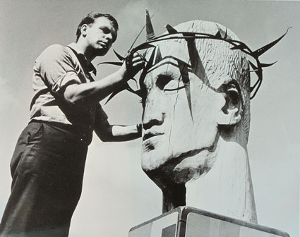 Ecce Homo - Sycamore/mild steel 1966. Destroyed