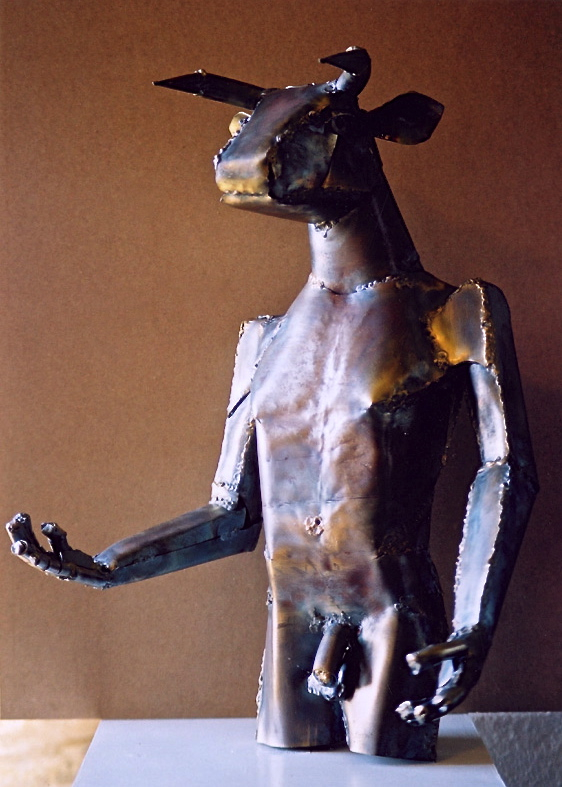 Minotaur - Mild steel 2004. Private collection