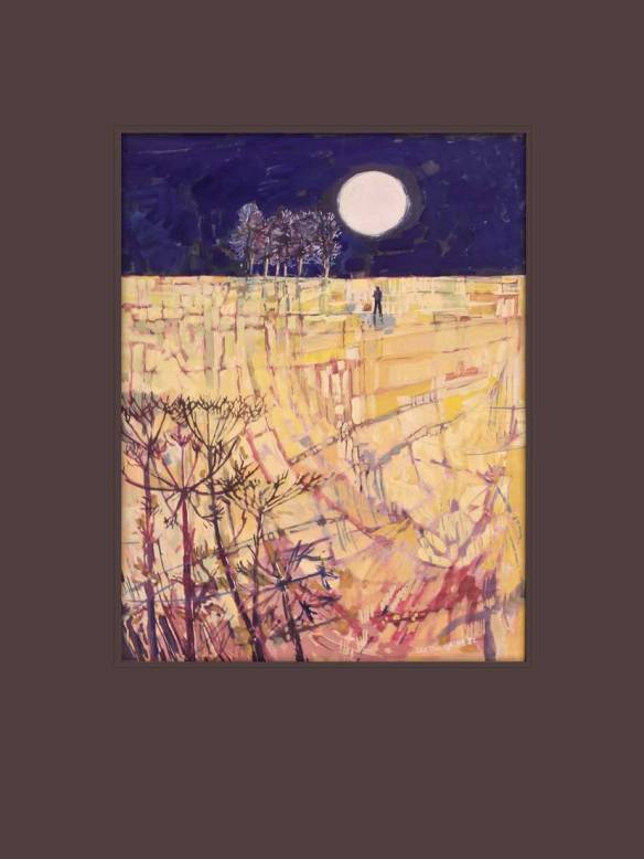 The Elms - Gouache 1982. Private collection