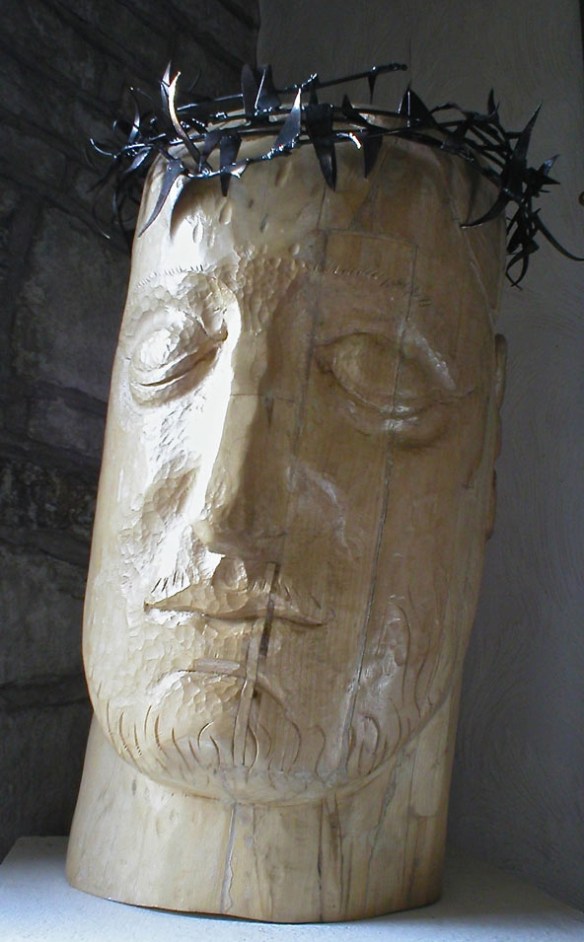 Ecce Homo II - Mild steel/ sycamore 1995. 63x40x30cm - Private Collection