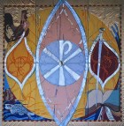 SS Peter and Paul Hanging 10’ x10’ - Textile 1991. Commission - Fenstanton, Cambridgeshire