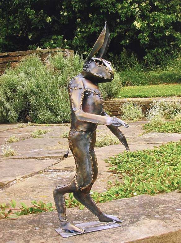 March Hare - Mild steel 2009. 60x19x29cm - Private Collection