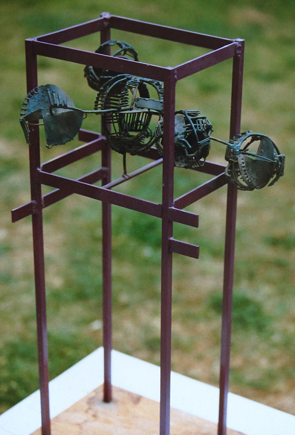 Sculpture for Blackburn - Mild steel 1971. Private Collection