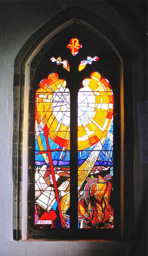 St Paul stained glass window 1999